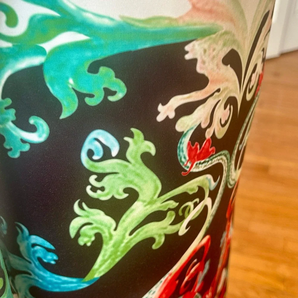 Emilio Pucci Firenze Maxi Vibrant Abstract Prints Dress 10 - Picture 12 of 17